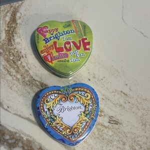 Brighton Colorful Heart Tins Set